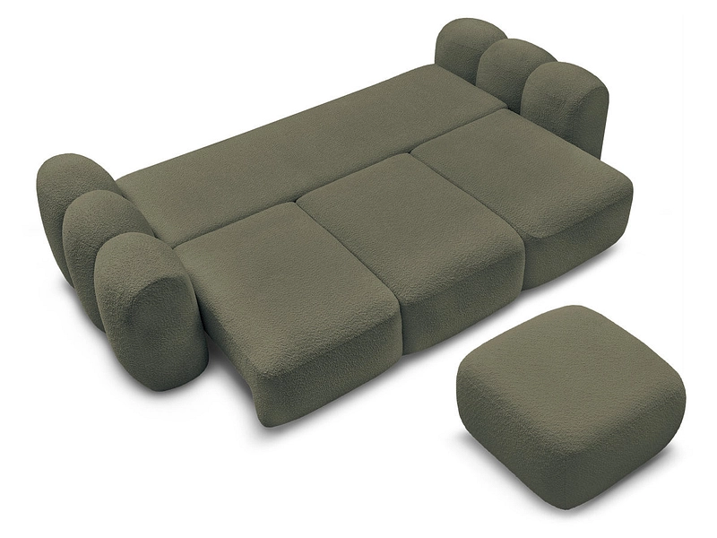 3er Sofa mit Hocker BOBOCHIC MONTAIGNE 3er Sofa mit Hocker BOBOCHIC MONTAIGNE
