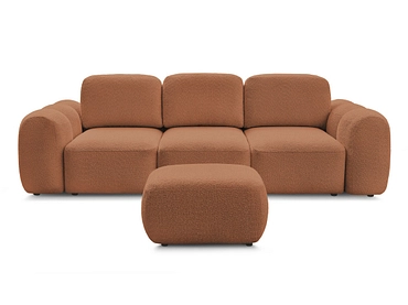3er Sofa mit Hocker BOBOCHIC MONTAIGNE