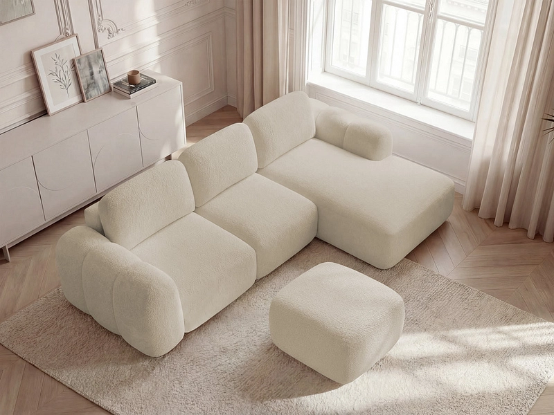 Ecksofa mit Hocker BOBOCHIC MONTAIGNE Ecksofa mit Hocker BOBOCHIC MONTAIGNE