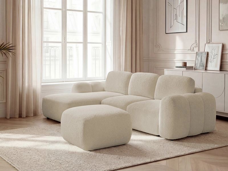 Ecksofa mit Hocker BOBOCHIC MONTAIGNE Ecksofa mit Hocker BOBOCHIC MONTAIGNE