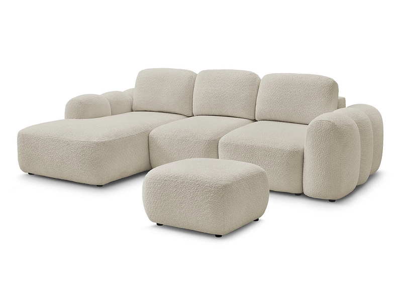 Ecksofa mit Hocker BOBOCHIC MONTAIGNE Ecksofa mit Hocker BOBOCHIC MONTAIGNE