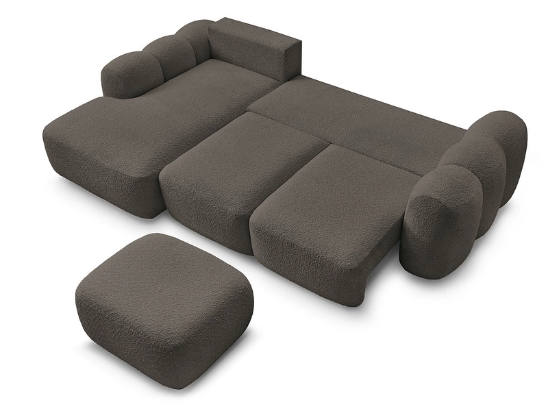 Ecksofa mit Hocker BOBOCHIC MONTAIGNE