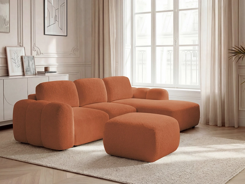 Ecksofa mit Hocker BOBOCHIC MONTAIGNE Ecksofa mit Hocker BOBOCHIC MONTAIGNE