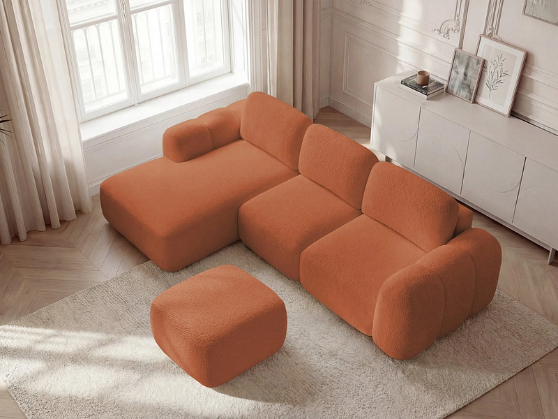 Ecksofa mit Hocker BOBOCHIC MONTAIGNE Ecksofa mit Hocker BOBOCHIC MONTAIGNE