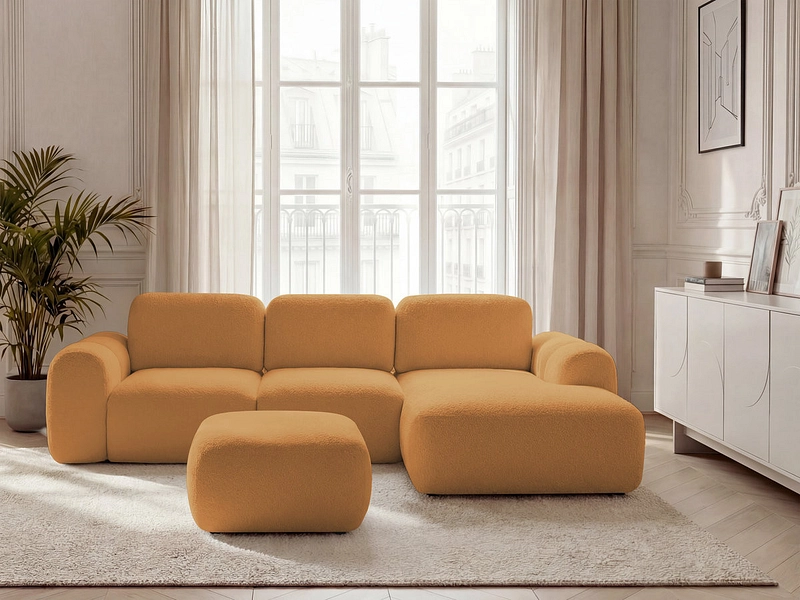 Ecksofa mit Hocker BOBOCHIC MONTAIGNE