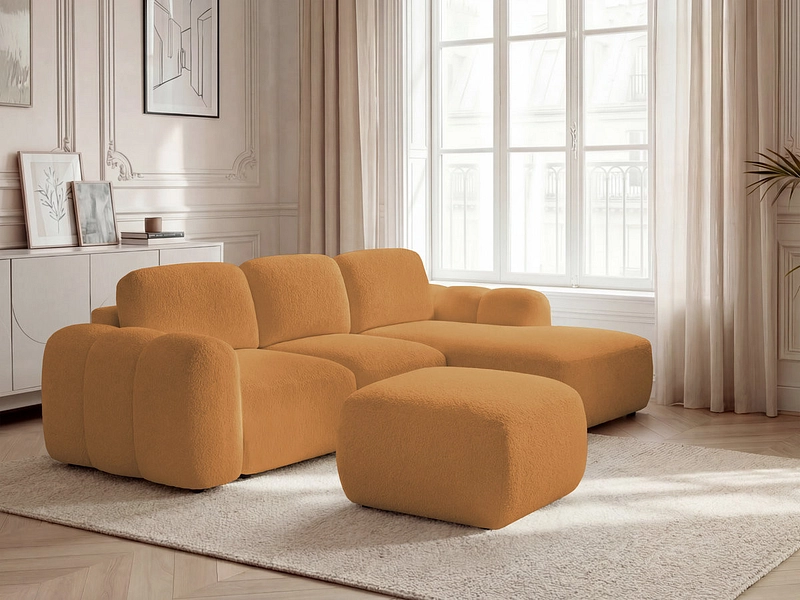 Ecksofa mit Hocker BOBOCHIC MONTAIGNE