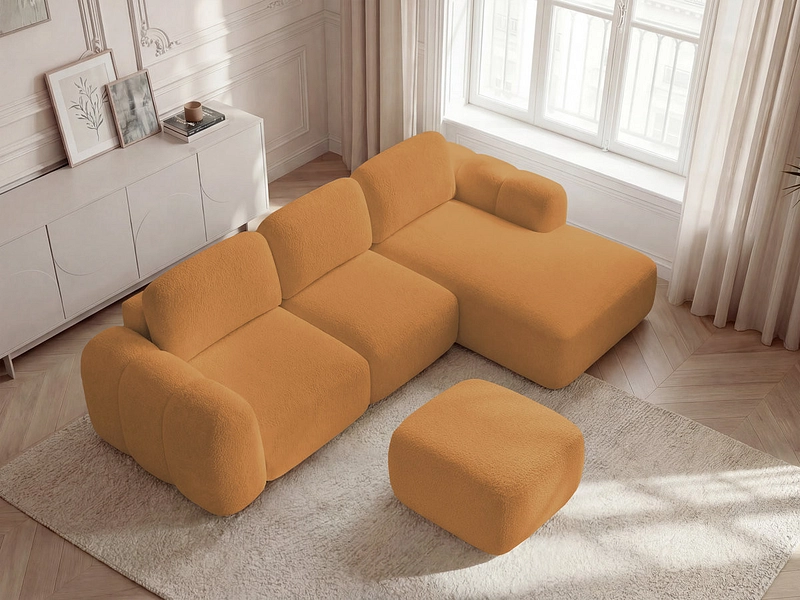 Ecksofa mit Hocker BOBOCHIC MONTAIGNE