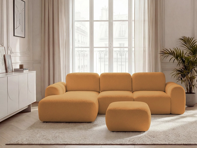 Ecksofa mit Hocker BOBOCHIC MONTAIGNE