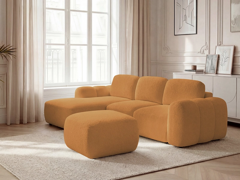 Ecksofa mit Hocker BOBOCHIC MONTAIGNE