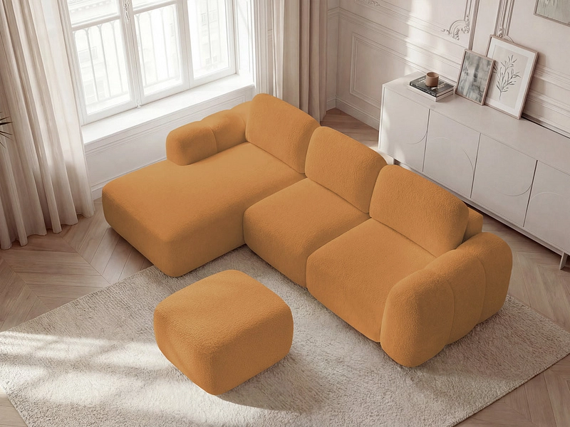 Ecksofa mit Hocker BOBOCHIC MONTAIGNE