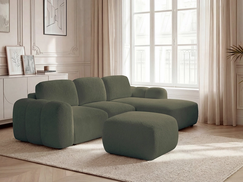 Ecksofa mit Hocker BOBOCHIC MONTAIGNE Ecksofa mit Hocker BOBOCHIC MONTAIGNE