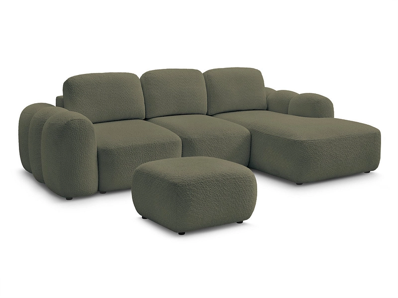 Ecksofa mit Hocker BOBOCHIC MONTAIGNE Ecksofa mit Hocker BOBOCHIC MONTAIGNE
