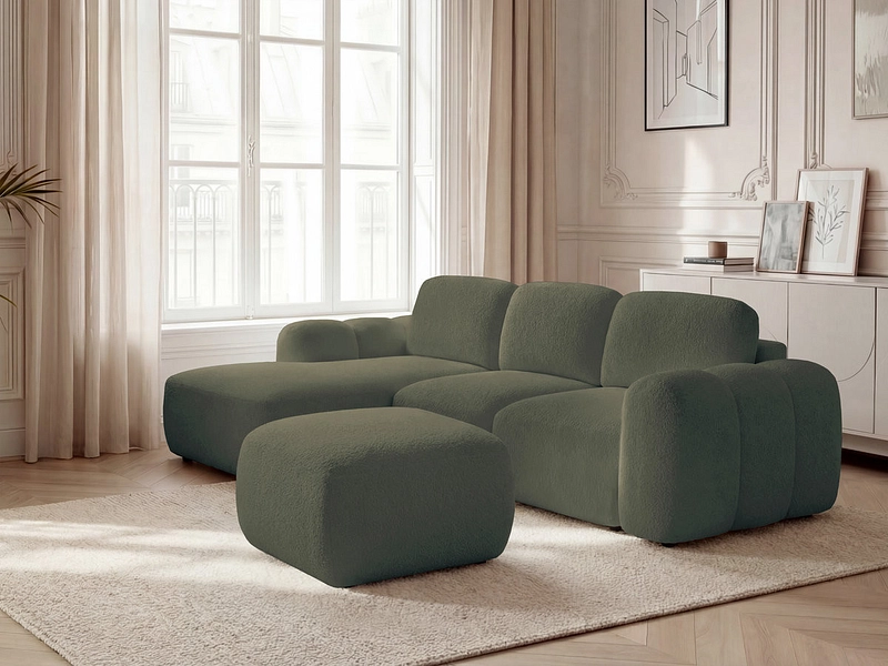 Ecksofa mit Hocker BOBOCHIC MONTAIGNE Ecksofa mit Hocker BOBOCHIC MONTAIGNE