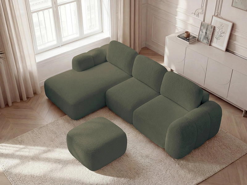Ecksofa mit Hocker BOBOCHIC MONTAIGNE Ecksofa mit Hocker BOBOCHIC MONTAIGNE