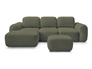 Ecksofa mit Hocker BOBOCHIC MONTAIGNE