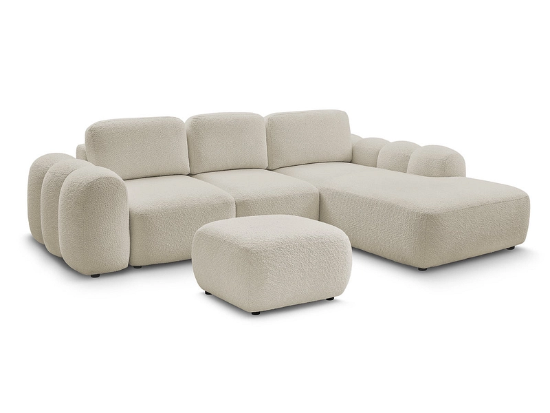 Ecksofa mit Hocker BOBOCHIC MONTAIGNE