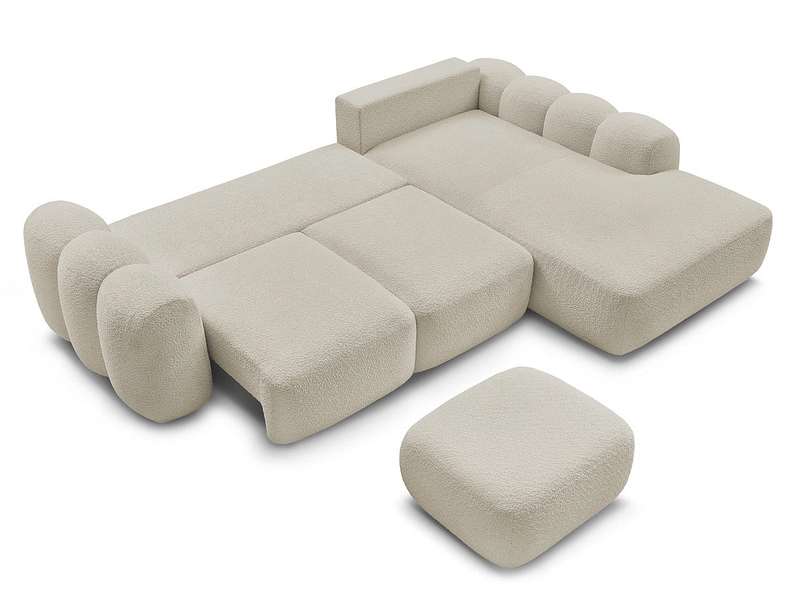 Ecksofa mit Hocker BOBOCHIC MONTAIGNE