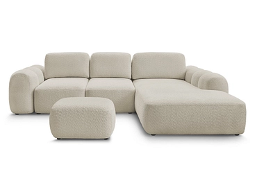 Ecksofa mit Hocker BOBOCHIC MONTAIGNE