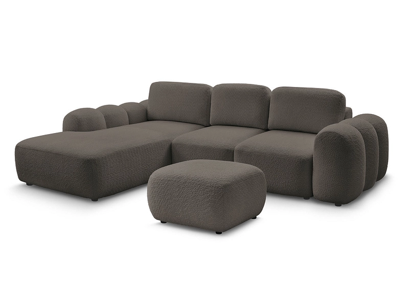 Ecksofa mit Hocker BOBOCHIC MONTAIGNE
