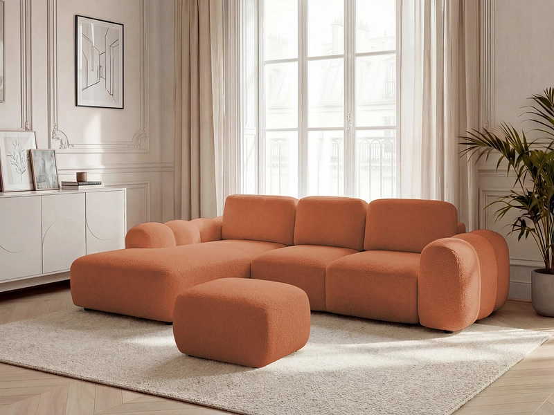 Ecksofa mit Hocker BOBOCHIC MONTAIGNE Ecksofa mit Hocker BOBOCHIC MONTAIGNE