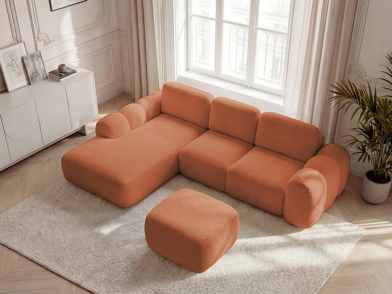 Ecksofa mit Hocker BOBOCHIC MONTAIGNE Ecksofa mit Hocker BOBOCHIC MONTAIGNE