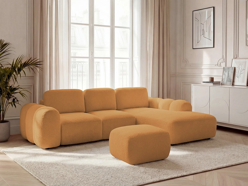 Ecksofa mit Hocker BOBOCHIC MONTAIGNE Ecksofa mit Hocker BOBOCHIC MONTAIGNE