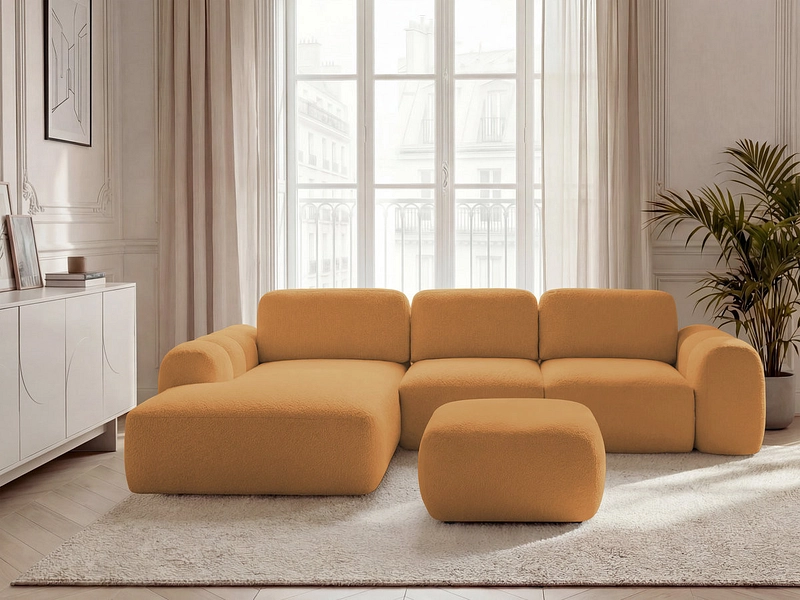Ecksofa mit Hocker BOBOCHIC MONTAIGNE Ecksofa mit Hocker BOBOCHIC MONTAIGNE