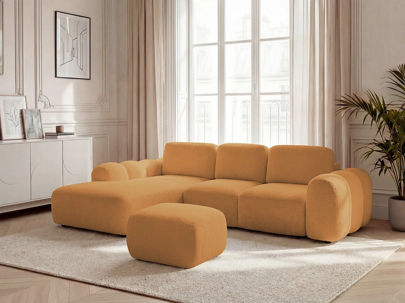Ecksofa mit Hocker BOBOCHIC MONTAIGNE Ecksofa mit Hocker BOBOCHIC MONTAIGNE