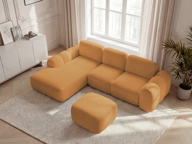 Ecksofa mit Hocker BOBOCHIC MONTAIGNE Ecksofa mit Hocker BOBOCHIC MONTAIGNE