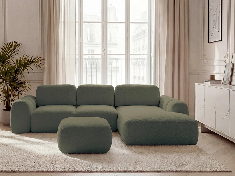 Ecksofa mit Hocker BOBOCHIC MONTAIGNE Ecksofa mit Hocker BOBOCHIC MONTAIGNE
