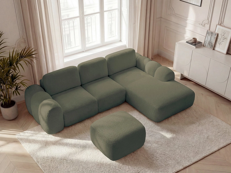 Ecksofa mit Hocker BOBOCHIC MONTAIGNE Ecksofa mit Hocker BOBOCHIC MONTAIGNE