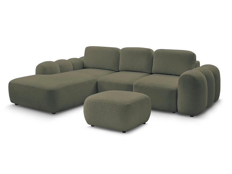 Ecksofa mit Hocker BOBOCHIC MONTAIGNE