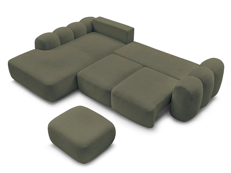Ecksofa mit Hocker BOBOCHIC MONTAIGNE