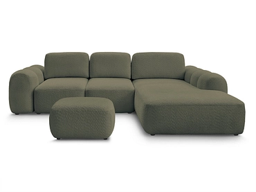 Ecksofa mit Hocker BOBOCHIC MONTAIGNE
