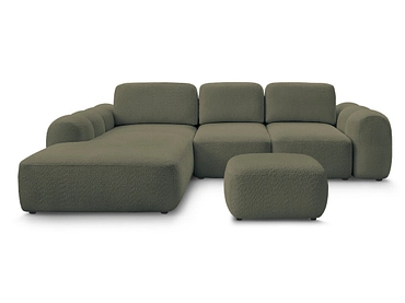 Ecksofa mit Hocker BOBOCHIC MONTAIGNE