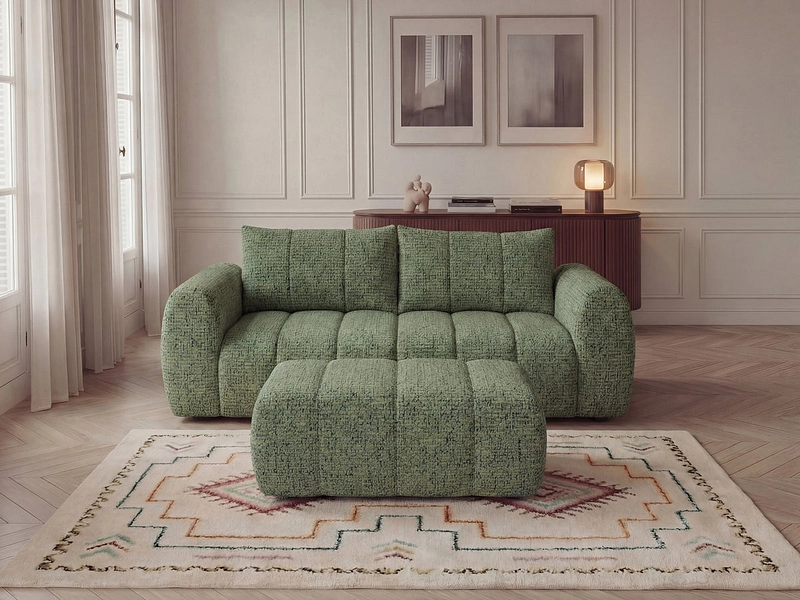 3er Sofa mit Hocker BOBOCHIC NESTY 3er Sofa mit Hocker BOBOCHIC NESTY