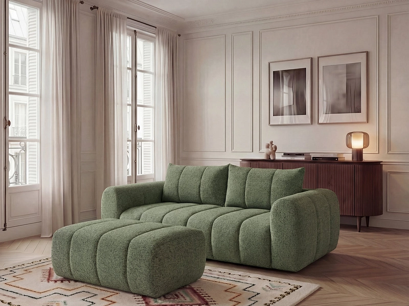 3er Sofa mit Hocker BOBOCHIC NESTY 3er Sofa mit Hocker BOBOCHIC NESTY