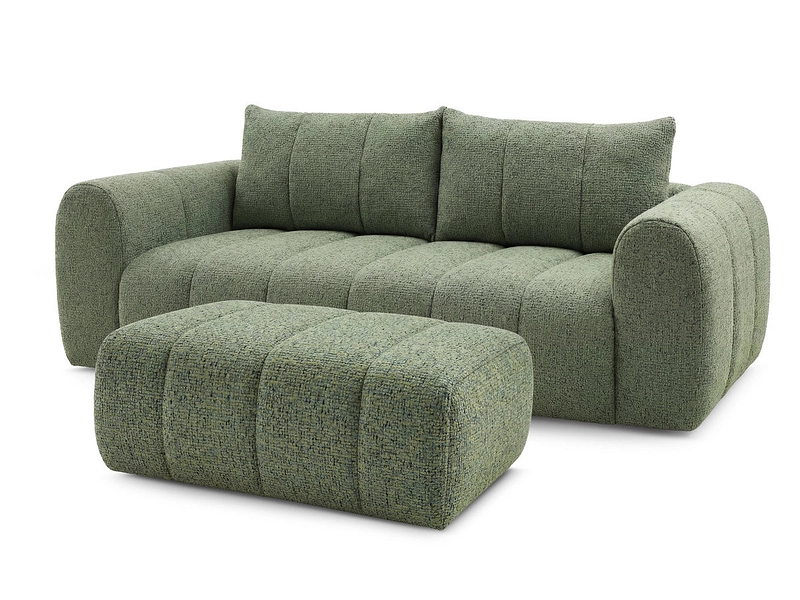 3er Sofa mit Hocker BOBOCHIC NESTY 3er Sofa mit Hocker BOBOCHIC NESTY