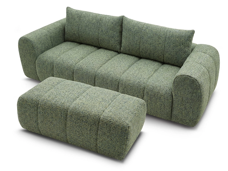 3er Sofa mit Hocker BOBOCHIC NESTY 3er Sofa mit Hocker BOBOCHIC NESTY