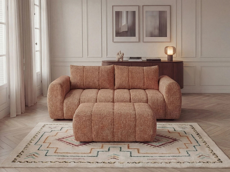 3er Sofa mit Hocker BOBOCHIC NESTY 3er Sofa mit Hocker BOBOCHIC NESTY