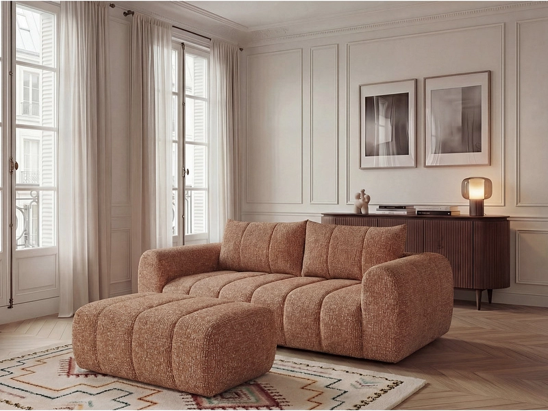 3er Sofa mit Hocker BOBOCHIC NESTY 3er Sofa mit Hocker BOBOCHIC NESTY