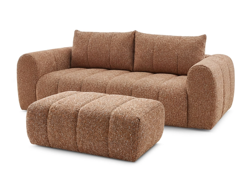 3er Sofa mit Hocker BOBOCHIC NESTY 3er Sofa mit Hocker BOBOCHIC NESTY