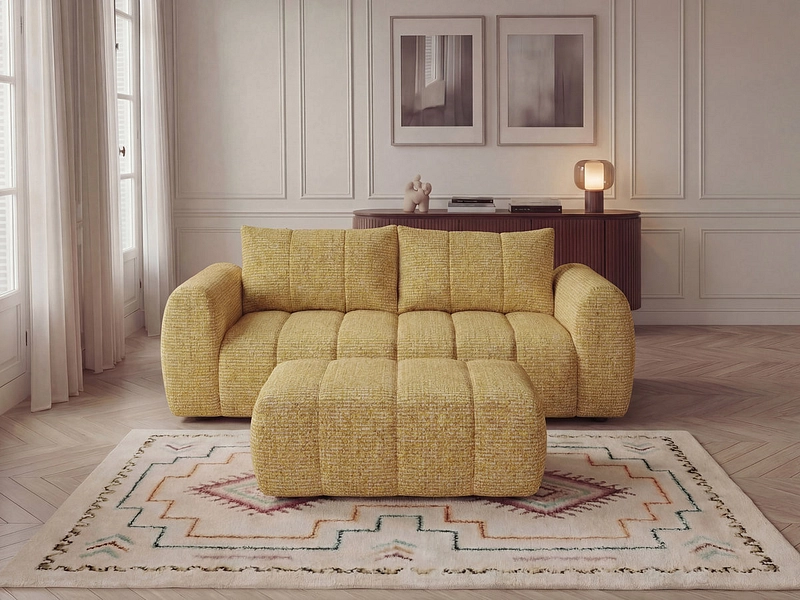 3er Sofa mit Hocker BOBOCHIC NESTY 3er Sofa mit Hocker BOBOCHIC NESTY