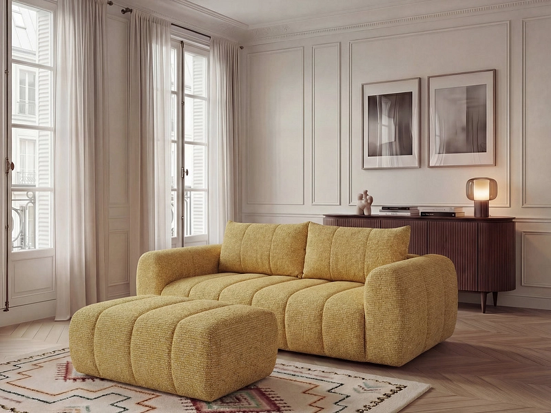 3er Sofa mit Hocker BOBOCHIC NESTY 3er Sofa mit Hocker BOBOCHIC NESTY