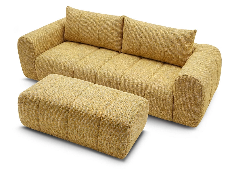 3er Sofa mit Hocker BOBOCHIC NESTY 3er Sofa mit Hocker BOBOCHIC NESTY