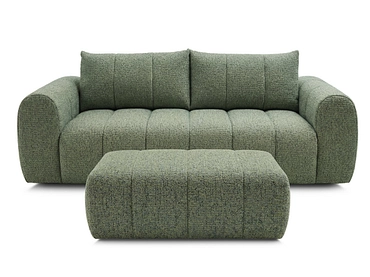 3er Sofa mit Hocker BOBOCHIC NESTY