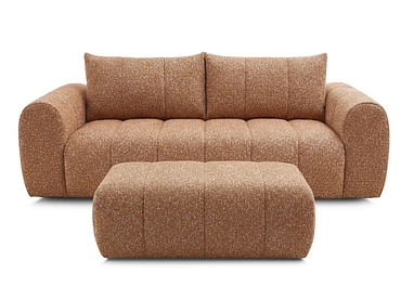 3er Sofa mit Hocker BOBOCHIC NESTY