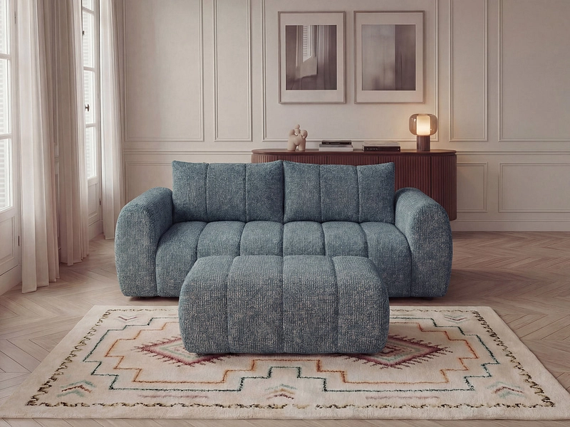 3er Sofa mit Hocker BOBOCHIC NESTY 3er Sofa mit Hocker BOBOCHIC NESTY
