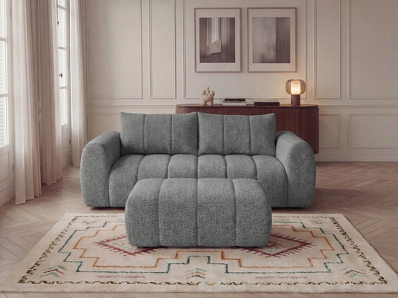 3er Sofa mit Hocker BOBOCHIC NESTY 3er Sofa mit Hocker BOBOCHIC NESTY