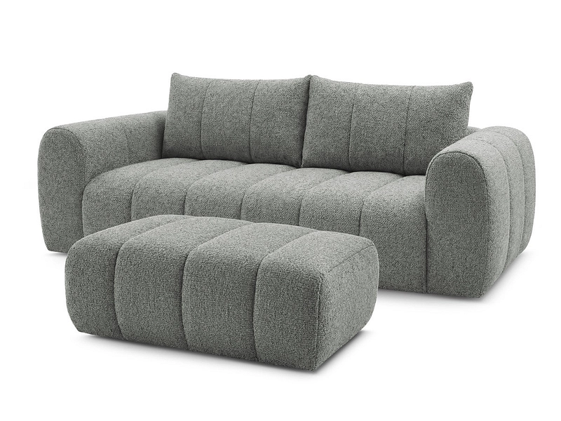 3er Sofa mit Hocker BOBOCHIC NESTY 3er Sofa mit Hocker BOBOCHIC NESTY